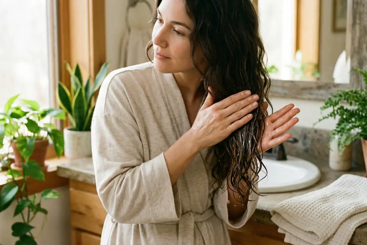 Huile de coco cheveux : le bon geste pour nourrir sans alourdir