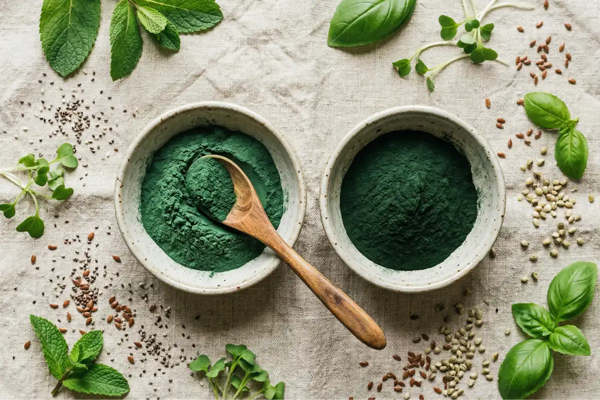 Spiruline et chlorelle : deux micro algues, deux profils bien distincts